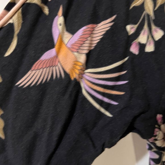 Spell & Gypsy Collective Blue Skies Bomber Jacket Size S - Picture 7 of 11